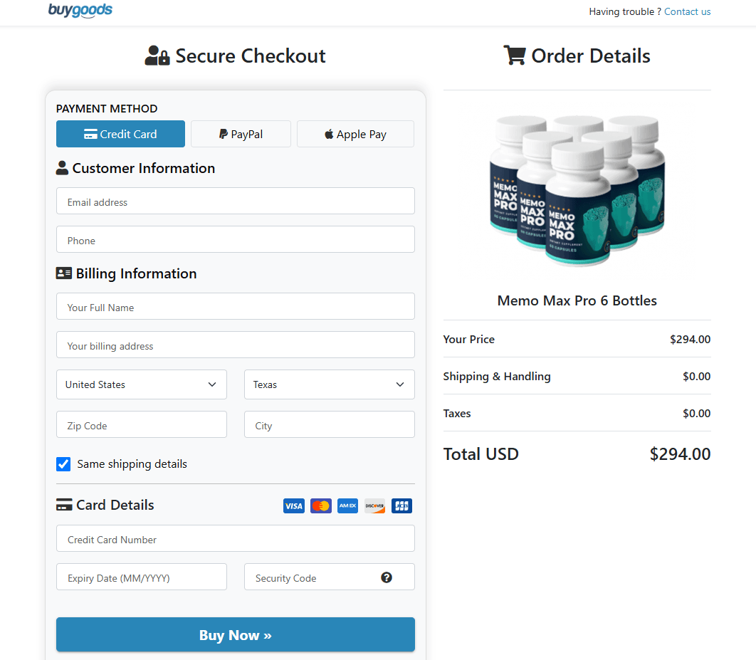 Buy Memo Max Pro online